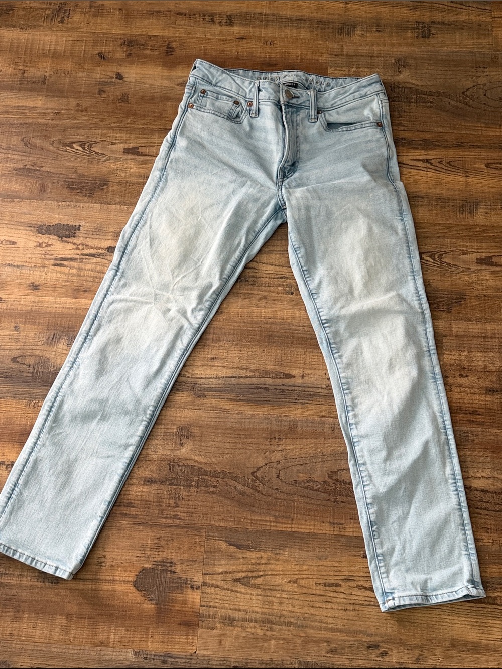 American Eagle Outfitters Light Blue Slim Straight Jeans